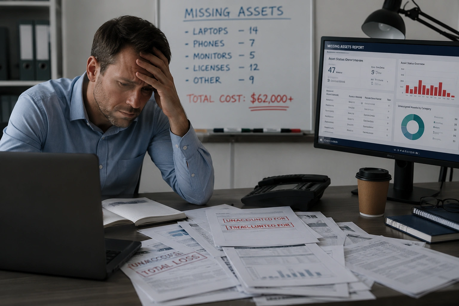 Poor asset visibility causing inefficient IT asset management and increased business costs